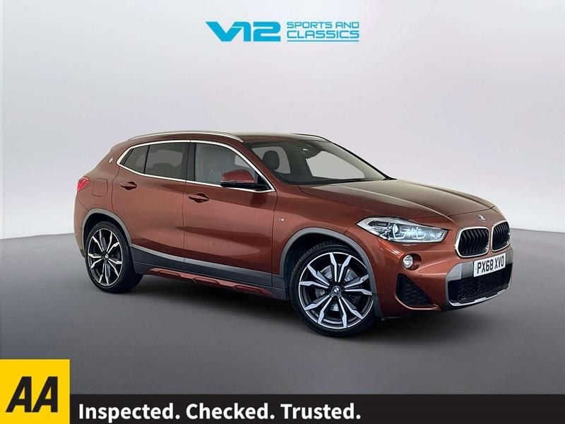 Used BMW X2 M Sport 190 HP (139 kW) 2018 Orange SUV