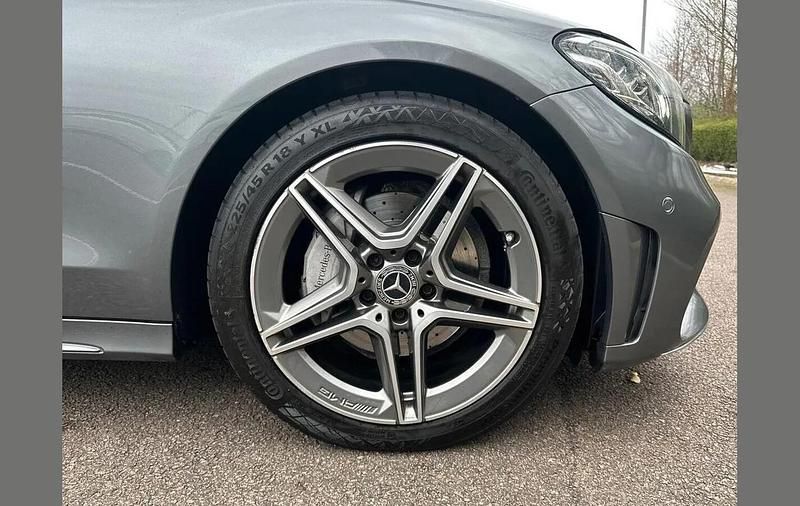 Used Mercedes C200 AMG line 180 HP (132 kW) 2019 Grey Sedan