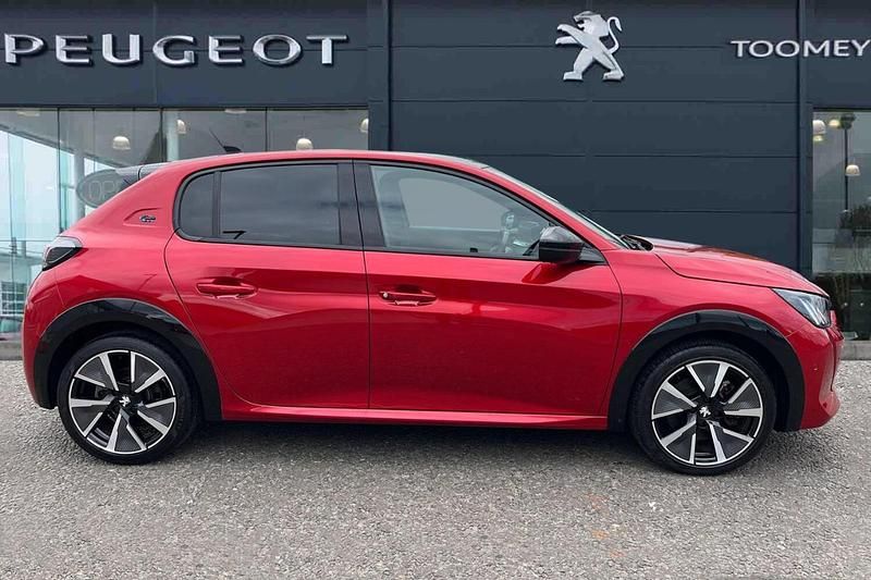 Red Used 2021 Peugeot e-208 Premium Hatchback | £12,495 (A bit pricey) - Image 1/4