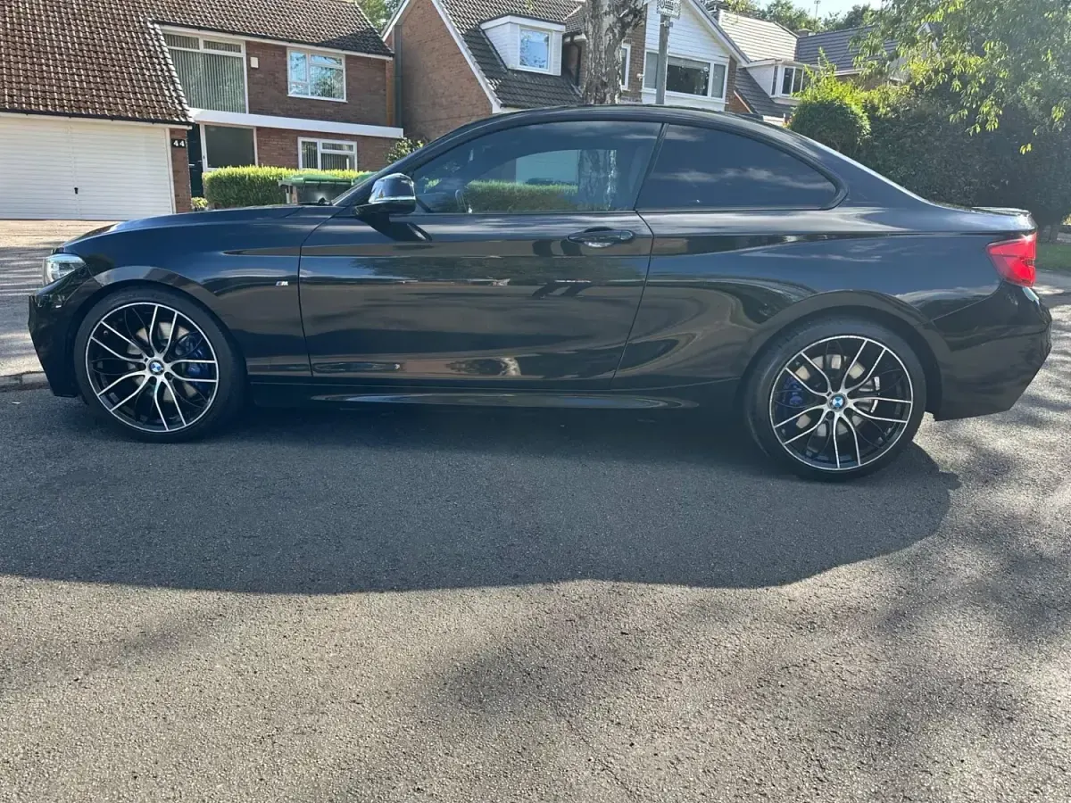 Begagnad BMW 220 M Sport 2017 Svart Sportkupé