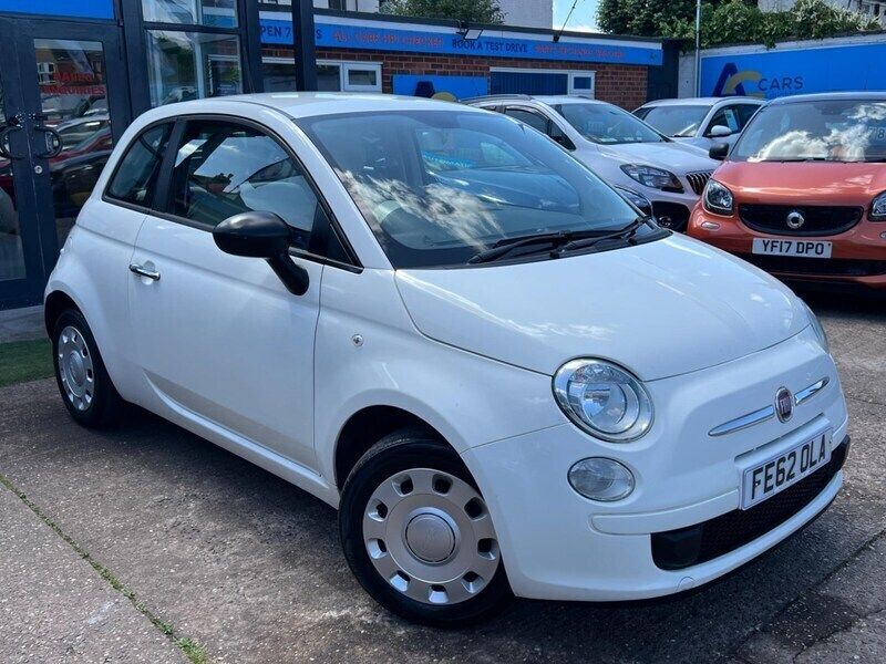 White Used 2012 Fiat 500 Pop Hatchback | £3,280 (Fair price) - Image 1/4