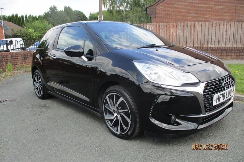 Black Used 2018 DS Automobiles DS3 Connected Chic Hatchback | £4,995 (Fair price) - Image 1/1