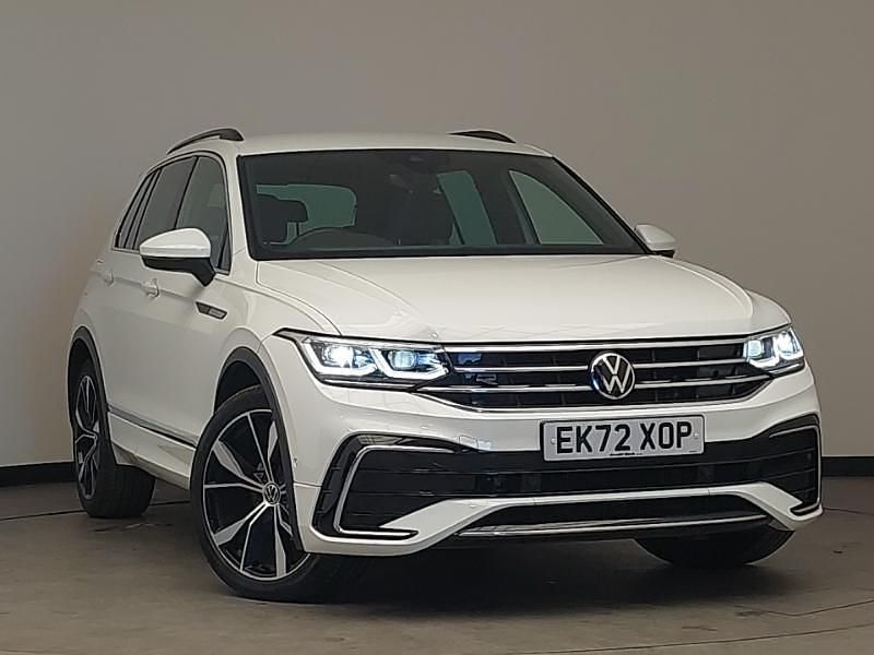 Used VW Tiguan R-line 150 HP (110 kW) 2022 White SUV