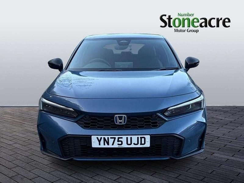 New Honda Civic Sport 140 HP (102 kW) 2025 Blue Hatchback
