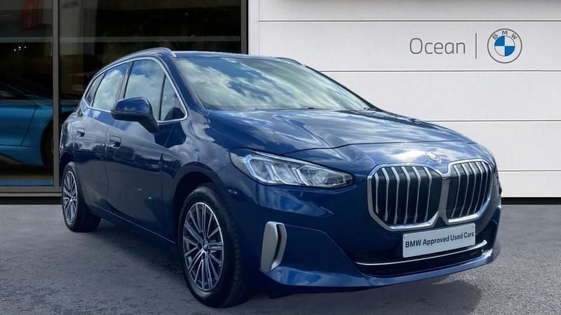 Blue Used 2022 BMW 218 Active Tourer Luxury Line MPV | £21,950 (Fair price) - Image 1/4