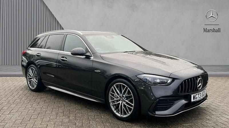 Metallic paint graphite grey Used 2024 Mercedes C43 AMG Premium Estate | £45,480 (Super price) - Image 1/4