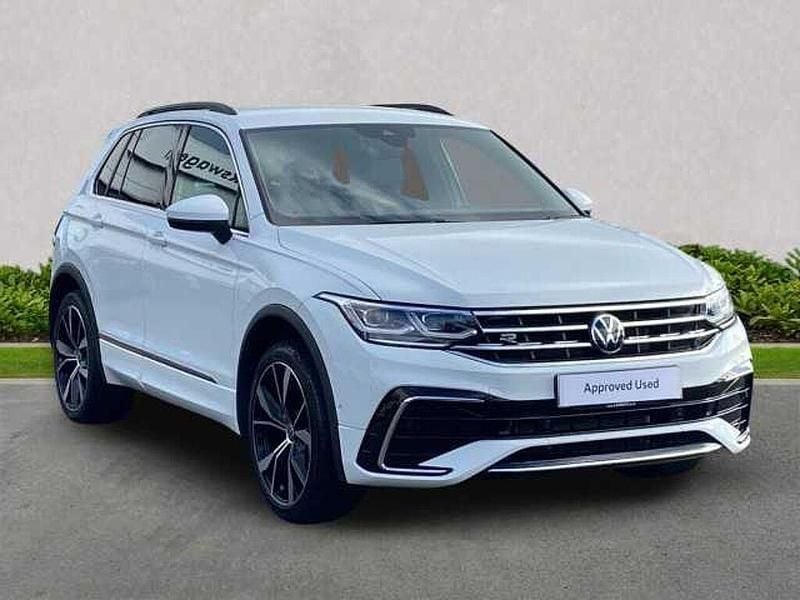 White Used 2023 VW Tiguan R-line SUV | £29,574 (Fair price) - Image 1/4