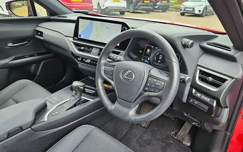 Used Lexus UX E-FOUR 184 HP (135 kW) 2023 Red SUV