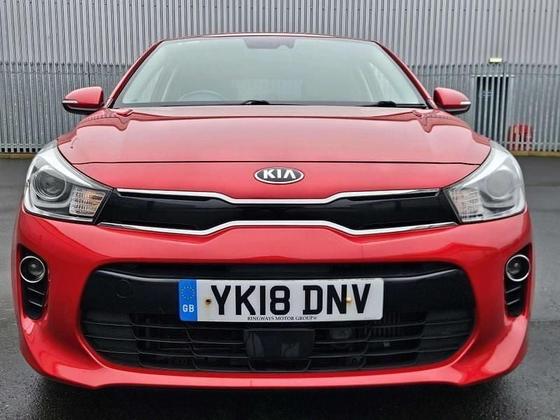 Used Kia Rio 2018 Red Hatchback