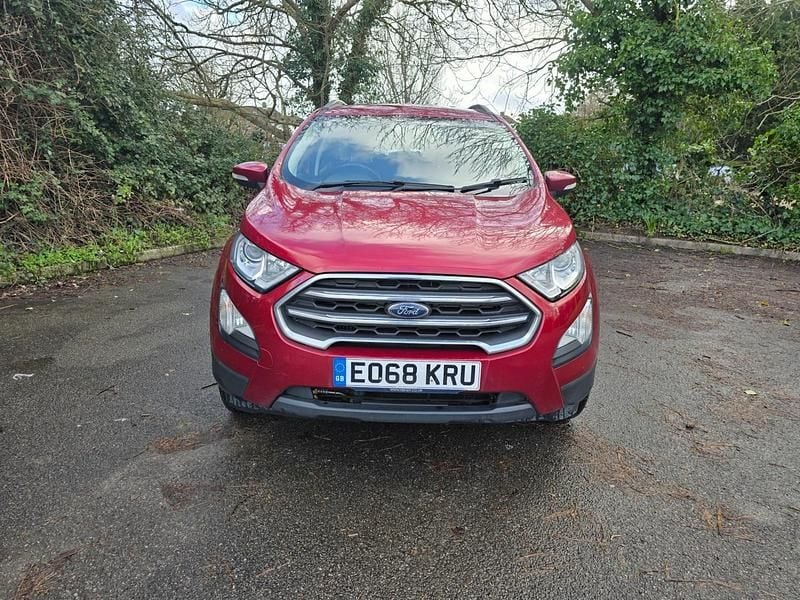 Used Ford Ecosport Zetec 125 HP (91 kW) 2018 Red SUV