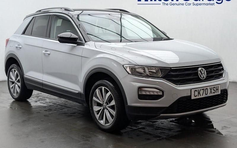 Used VW T-Roc Design 116 HP (85 kW) 2020 Silver SUV