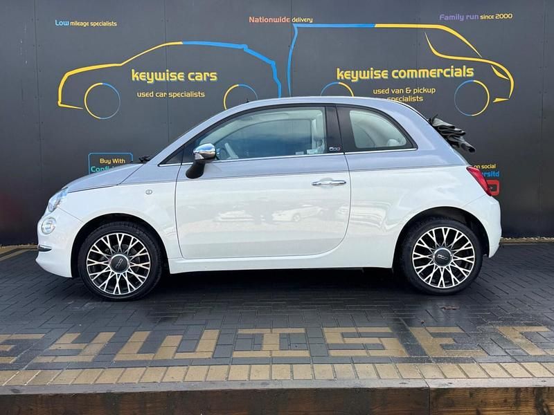 Used Fiat 500 Collezione 2018 White/grey Cabriolet