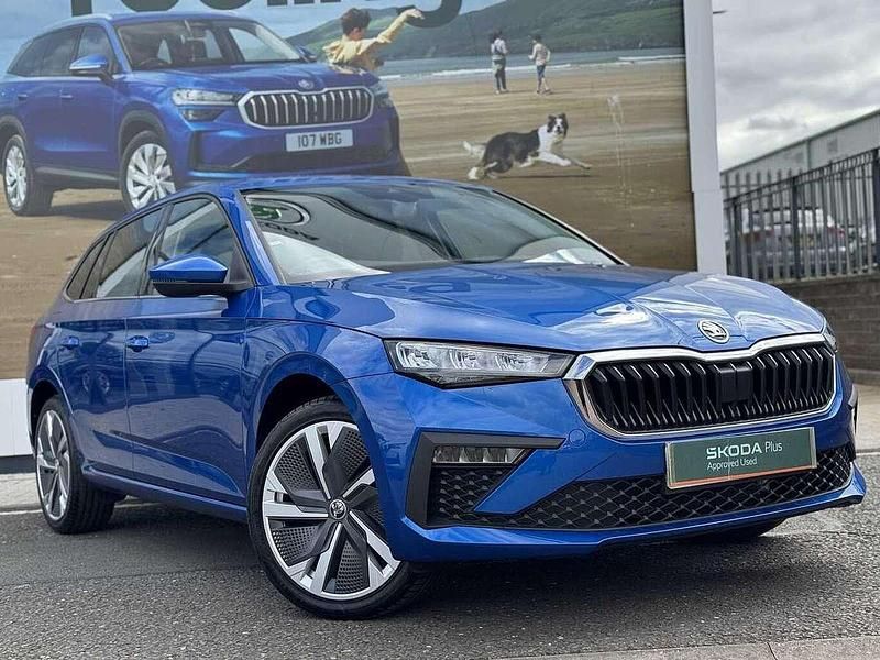 Used Skoda Scala SE L 114 HP (83 kW) 2025 Race blue metallic Hatchback