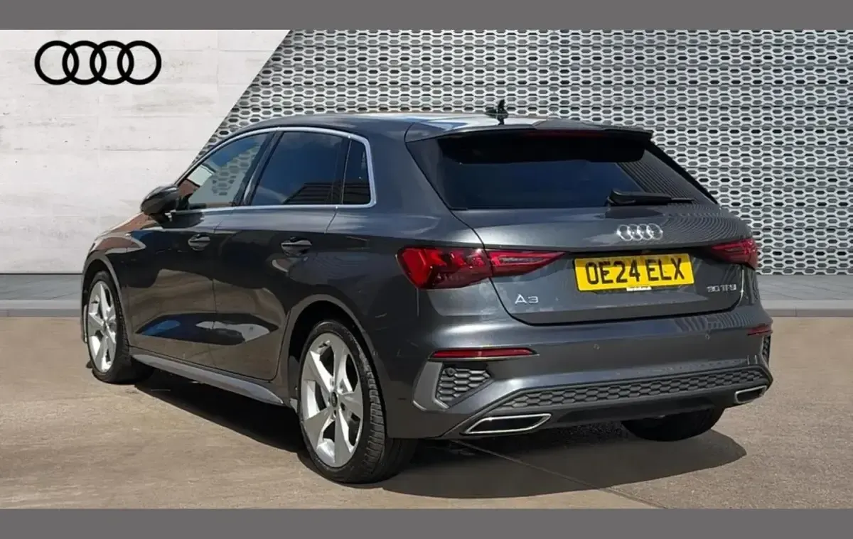 Used Audi A3 S-Line 110 HP (80 kW) 2024 Grey Hatchback
