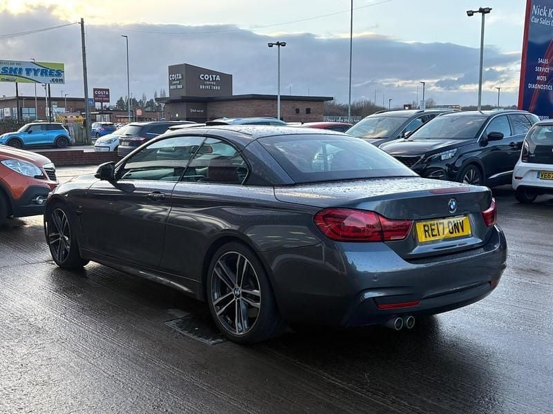 Used BMW 420 M Sport 190 HP (139 kW) 2017 Mineral grey Cabriolet