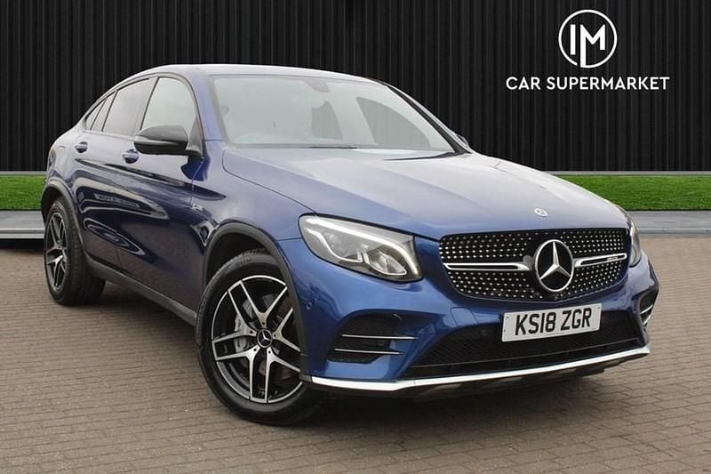 Blue Used 2018 Mercedes GLC43 AMG Coupe | £19,385 (Fair price) - Image 1/1