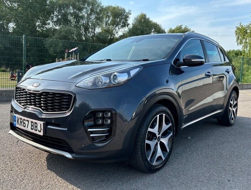 Silver Used 2017 Kia Sportage GT-Line SUV | £10,499 (Fair price) - Image 1/3
