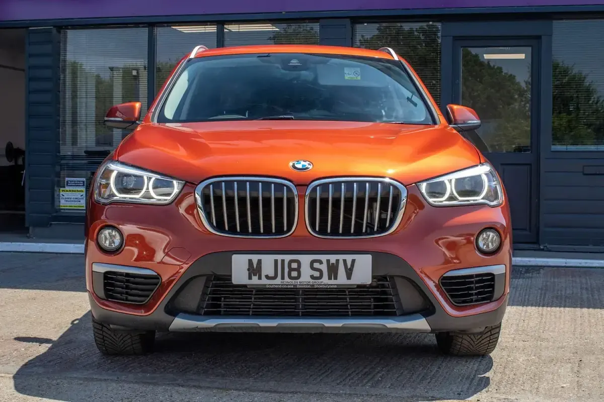 Used BMW X1 xLine 192 HP (141 kW) 2018 Orange SUV