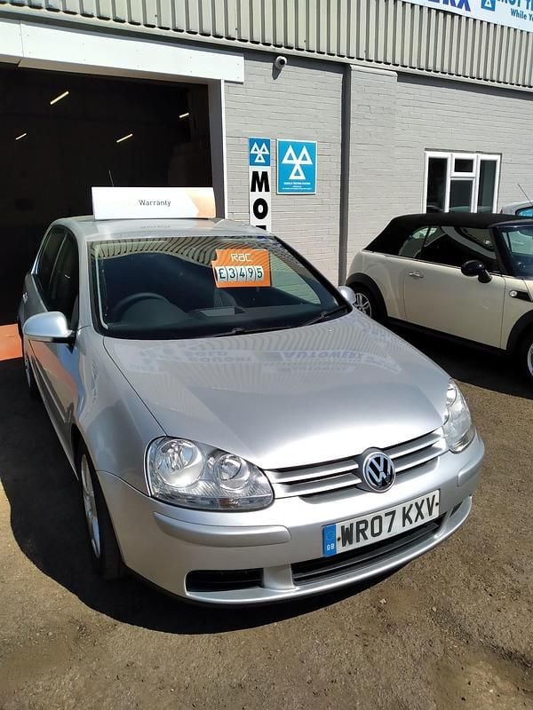 Silver Used 2007 VW Golf V Sport Hatchback | £3,295 (Fair price) - Image 1/4