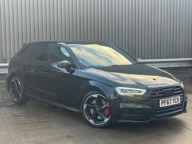 Black Used 2018 Audi S3 Sportback Black Edition Hatchback | £16,655 (Good price) - Image 1/4