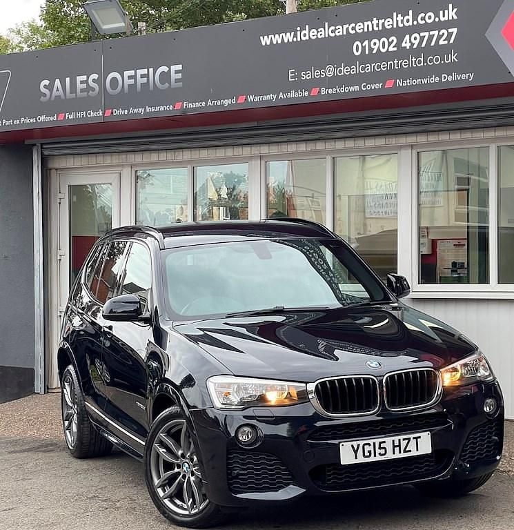 Black Used 2015 BMW X3 M Sport SUV | £13,995 (Fair price) - Image 1/4