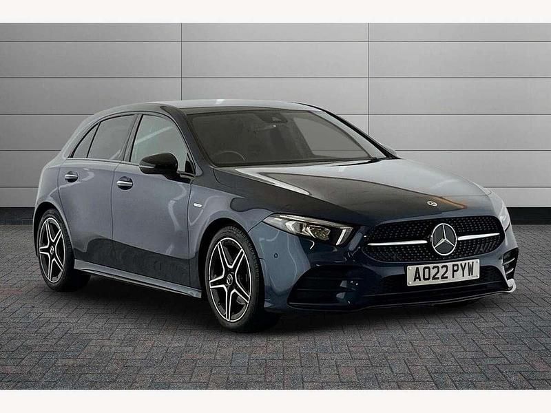 Blue Used 2022 Mercedes A200 AMG Line Premium Hatchback | £24,995 (Expensive) - Image 1/4