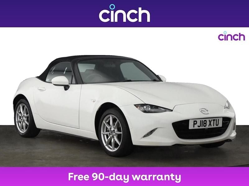 White Used 2018 Mazda MX5 Cabriolet | £12,449 (Good price) - Image 1/3
