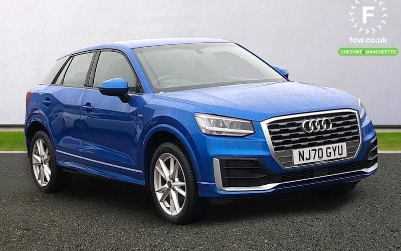 Used Audi Q2 S-Line 116 HP (85 kW) 2020 Blue SUV