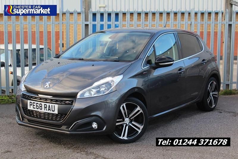 Grey Used 2018 Peugeot 208 GT-line Hatchback | £8,800 (Expensive) - Image 1/3