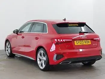 Used Audi A3 S-Line 110 HP (80 kW) 2023 Red Sedan