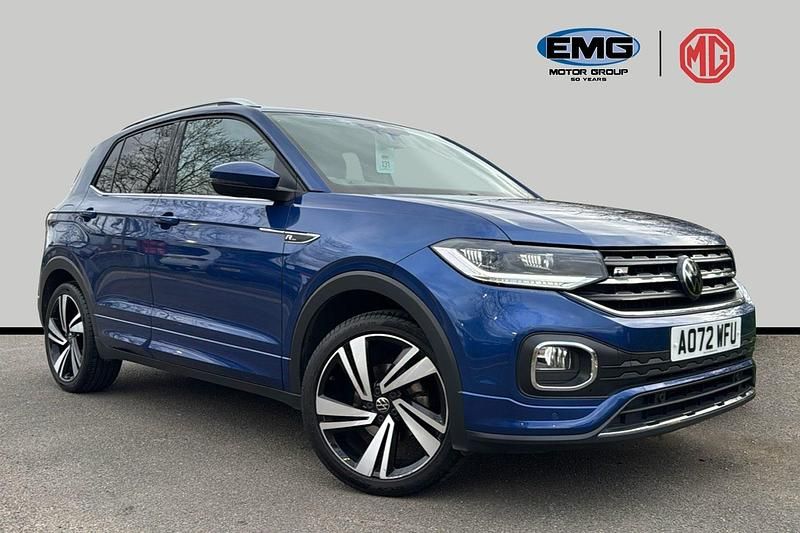 Used VW T-Cross R-line 110 HP (80 kW) 2022 Blue SUV