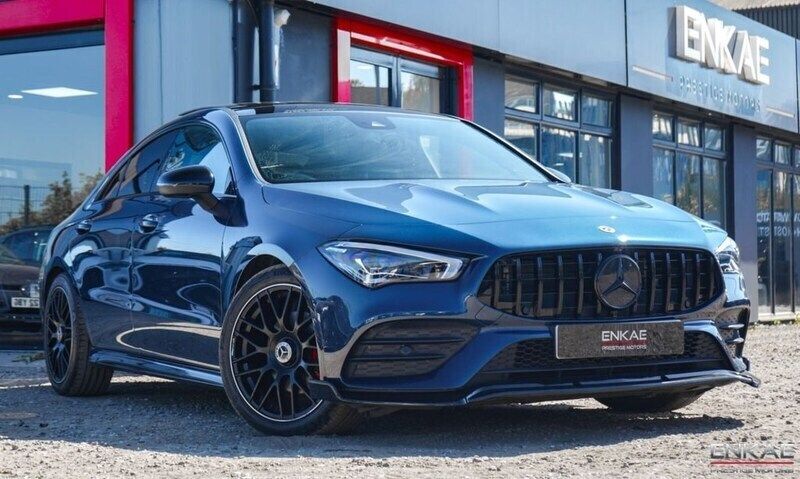 Blue Used 2022 Mercedes CLA180 AMG Line Premium Plus Sedan | £28,745 (A bit pricey) - Image 1/4