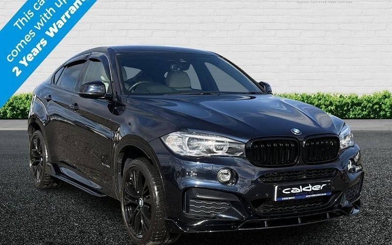 Black Used 2018 BMW X6 M Sport SUV | £28,450 (Fair price) - Image 1/4