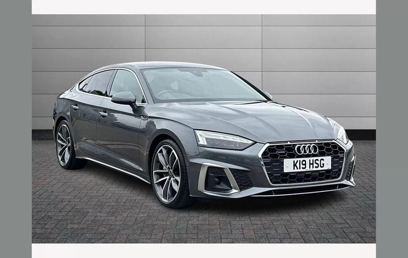 Grey Used 2022 Audi A5 Sportback S-Line Hatchback | £26,990 (Fair price) - Image 1/4