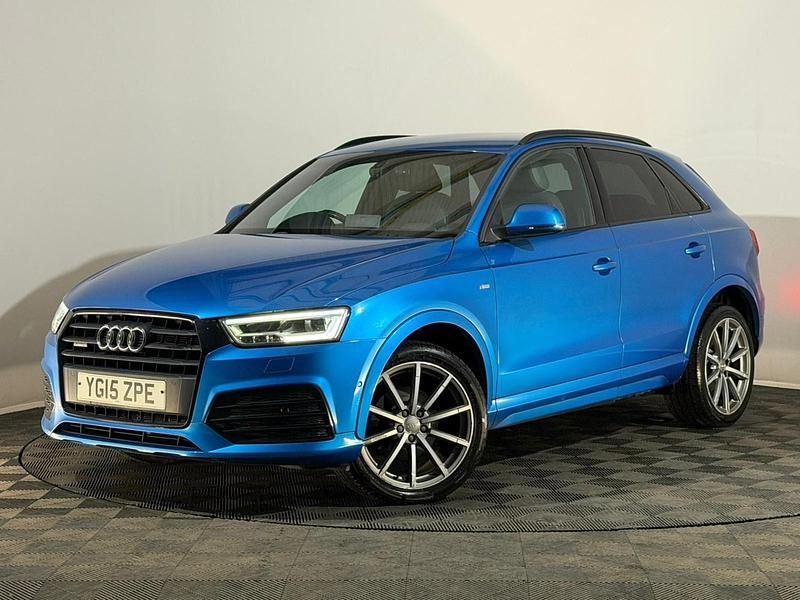 Begagnad Audi Q3 S-line plus 184 HK (135 kW) 2015 Blå SUV