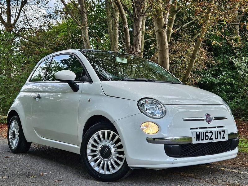 White Used 2012 Fiat 500 Lounge Hatchback | £2,095 (Fair price) - Image 1/4