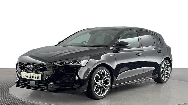 Black Used 2023 Ford Focus ST-Line X Hatchback | £16,620 (Fair price) - Image 1/4