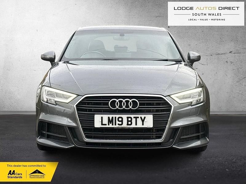 Used Audi A3 S-Line 116 HP (85 kW) 2019 Grey Sedan