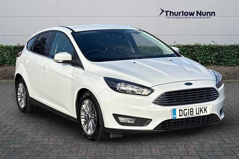 White Used 2018 Ford Focus Zetec Hatchback | £8,299 (Super price) - Image 1/4