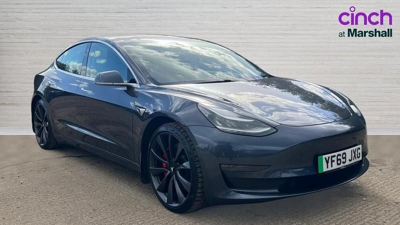 Used Tesla Model 3 Performance 461 kW (627 HP) 2019 Grey Sedan