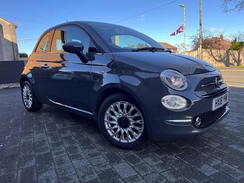 Used Fiat 500 Lounge 69 HP (50 kW) 2018 Grey Hatchback