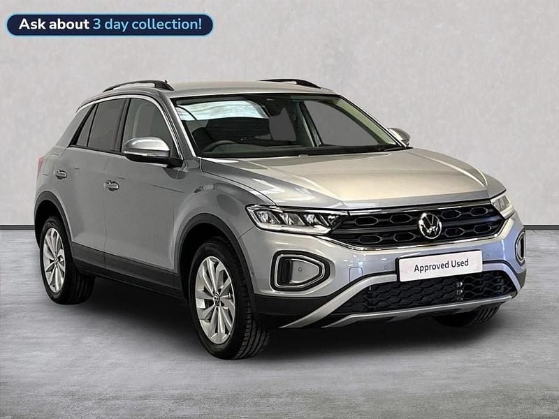 Silver New 2025 VW T-Roc Match SUV | £23,951 (Super price) - Image 1/4