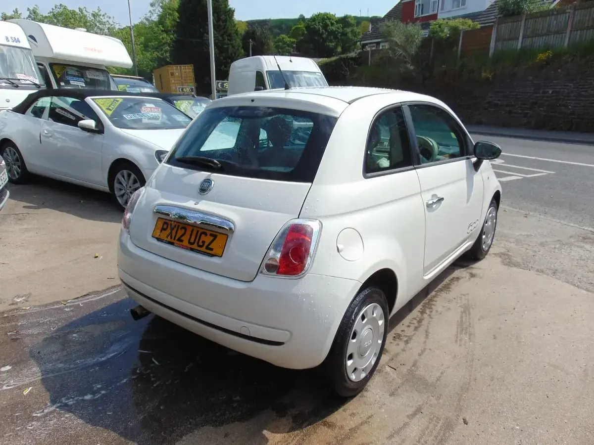 Used Fiat 500 Pop 69 HP (50 kW) 2012 White Hatchback