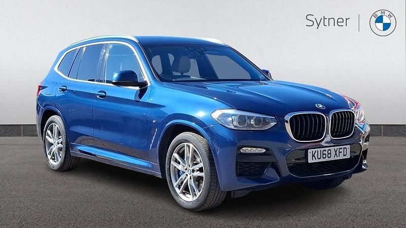 Used BMW X3 M Sport 261 HP (191 kW) 2018 Blue SUV