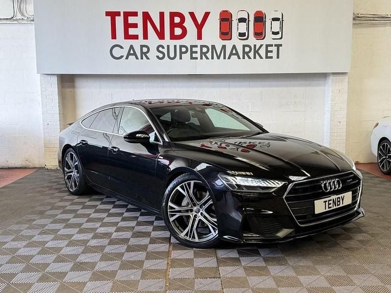 Used Audi A7 Sportback S-Line 286 HP (210 kW) 2019 Black Hatchback