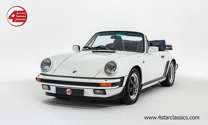 White Used 1988 Porsche 911 Carrera Cabriolet Sport Cabriolet | £54,995 - Image 1/4