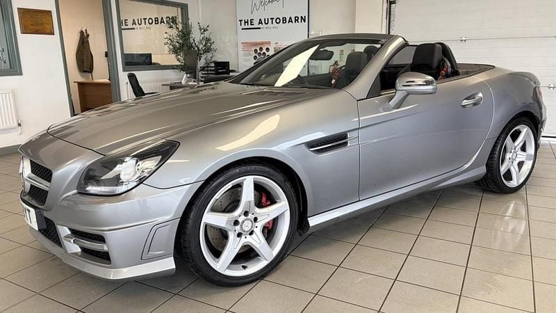 Used Mercedes SLK250 AMG 201 HP (147 kW) 2014 Silver Cabriolet