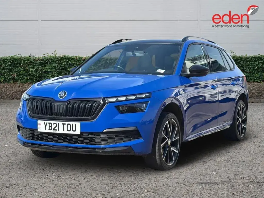 Used Skoda Kamiq Monte Carlo 116 HP (85 kW) 2020 Blue SUV