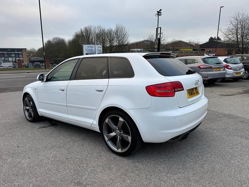 Used Audi A3 S-Line 2010 White Hatchback
