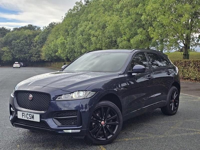 Blue Used 2018 Jaguar F-Pace R-Sport SUV | £13,990 (Fair price) - Image 1/4